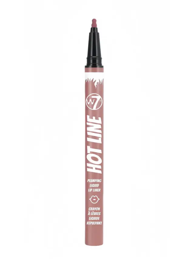 Hot Line Plumping Liquid Lip Liner Dusty Desire W7 2