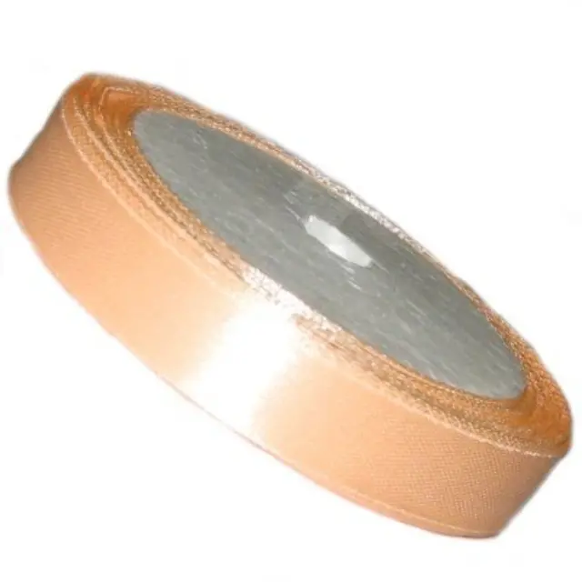 Κορδέλα Satin Peach 6.5mm ~13.5m