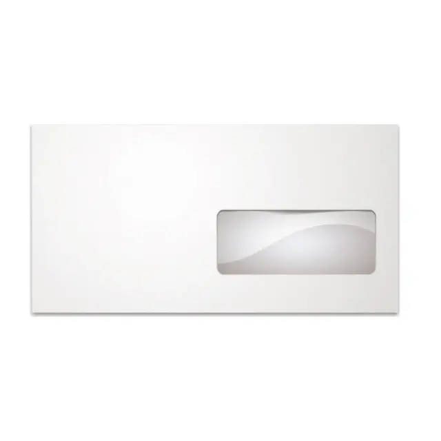Typotrust Φάκελος Λευκός με Παράθυρο Δεξιά 115x230 (3006) (TYP3006)