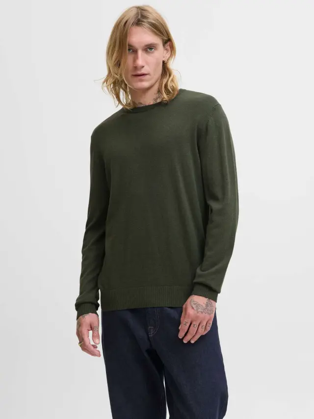 JJEEMIL KNIT CREW NECK NOOS Duffel Bag 2