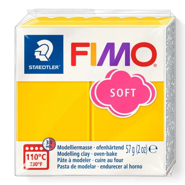 Πολυμερικός Πηλός Staedtler Fimo Soft No16 - Sunflower - 57gr