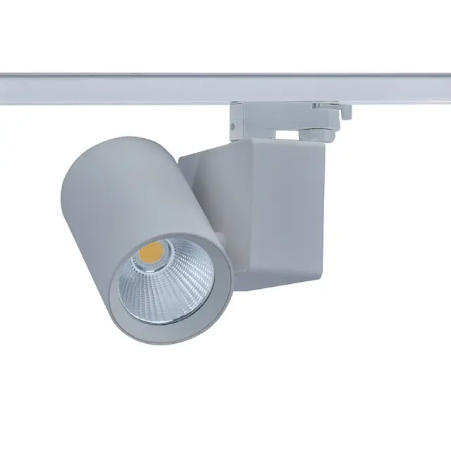 LED ΦΩΤΙΣΤΙΚΟ ΡΑΓΑΣ 230V AC 20W 4000K 1-PHASE 34° 2100LM Ra80 ΓΚΡΙ / LISOR2040G2