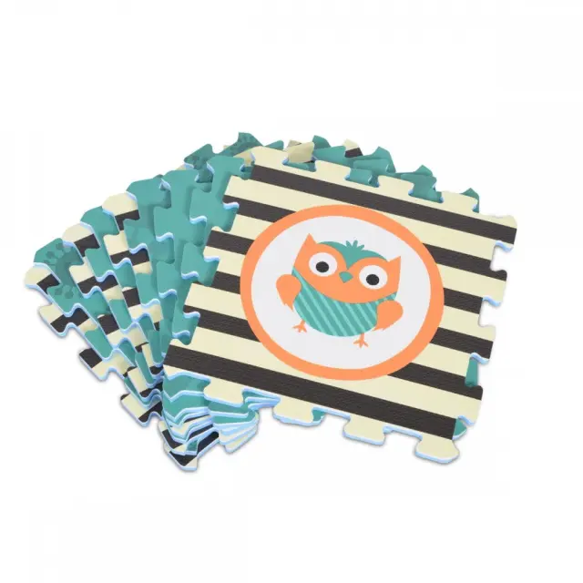 Moni Toys Αφρώδες Παζλ Δαπέδου Ελέφαντας και Κουκουβάγια 9τμχ 10+ Μηνών 3