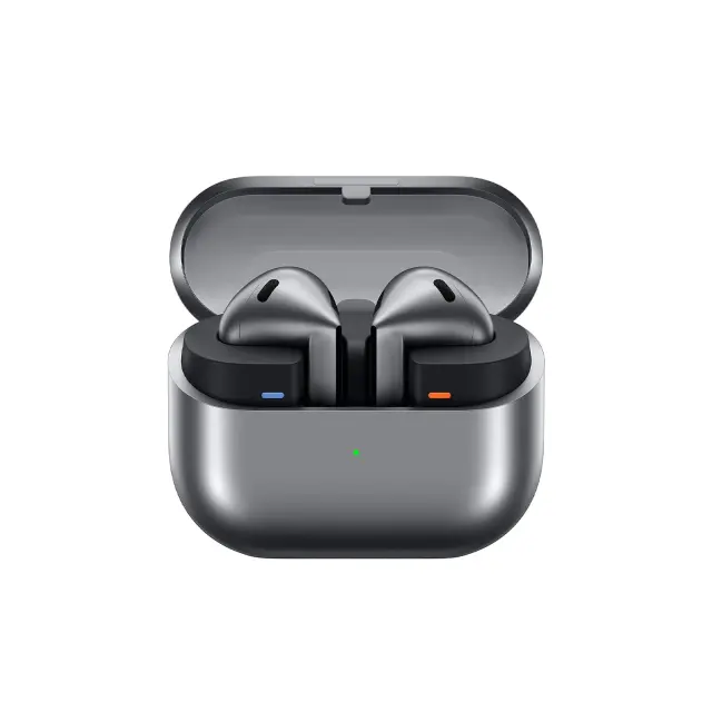 Samsung Galaxy Buds3 Bluetooth Handsfree Ακουστικά με Αντοχή στον Ιδρώτα και Θήκη Φόρτισης Silver