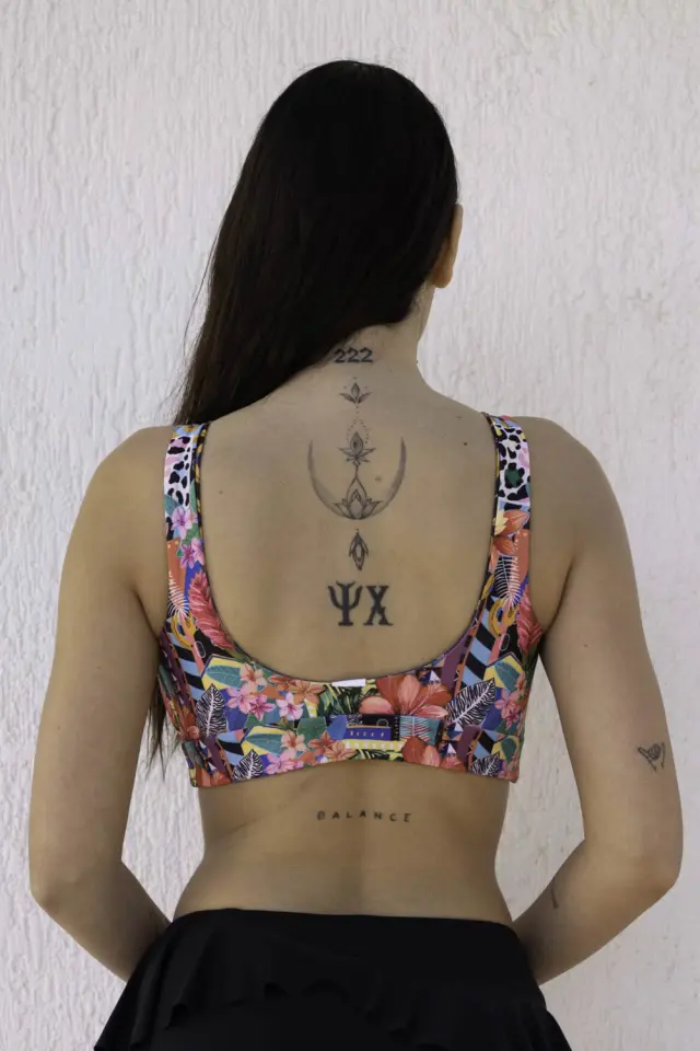 Top μαγιό plus size διπλής όψεως 3