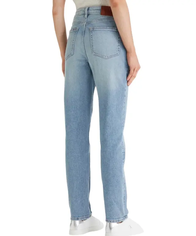 Calvin Klein - Γυναικείο Παντελόνι Jeans Mom Fit LV047F670G-1XS Μπλε 3