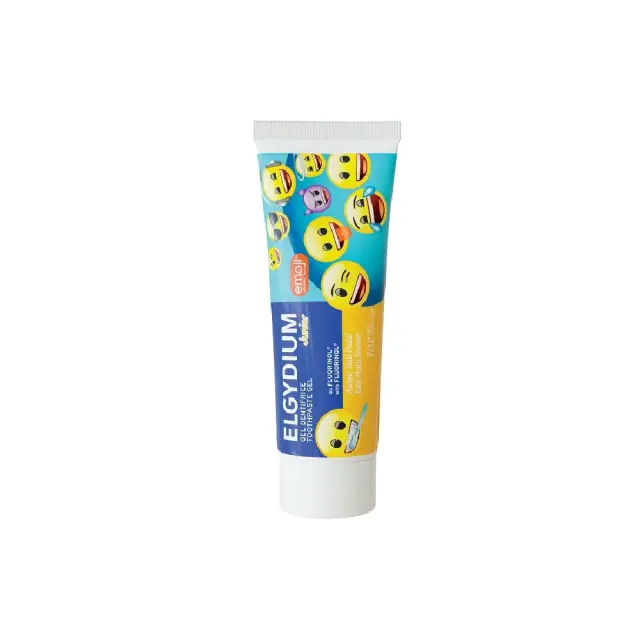 Elgydium Kids ToothPaste Tutti-frutti, Οδοντόκρεμα Junior Emoji Tutti-Fruti για παιδιά από 7 εώς 12 ετών 50ml