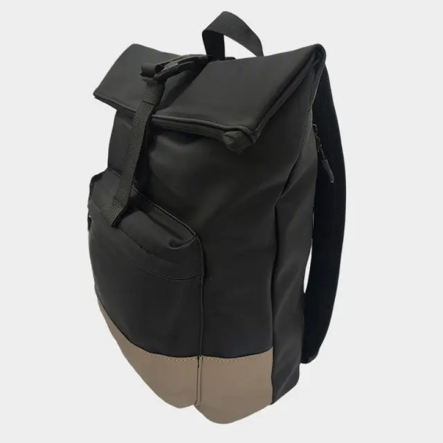 Unisex Σακίδιο Πλάτης Rolltop, Αδιάβροχο Με Ανατομική Πλάτη ATP-903221-BLC Μαύρο - ONESIZE 3
