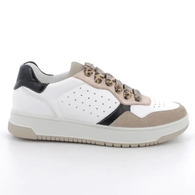 Imac Sneakers Γυναικείο δέρμα Άσπρο IMA/106910 BISCOTTO