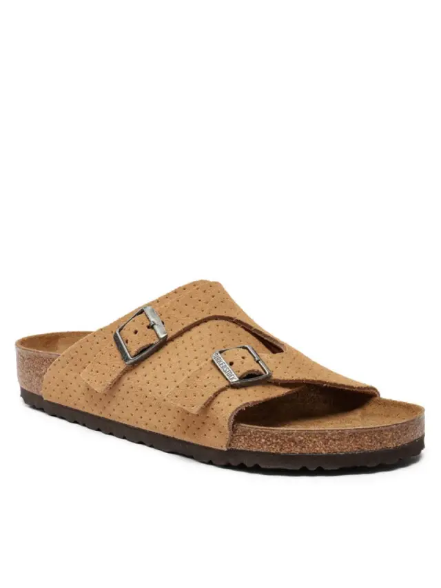 Birkenstock Πέδιλα Γυναικείο δέρμα Nubuck Μπεζ BIR/ZURICH 1027036 BEIGE 2