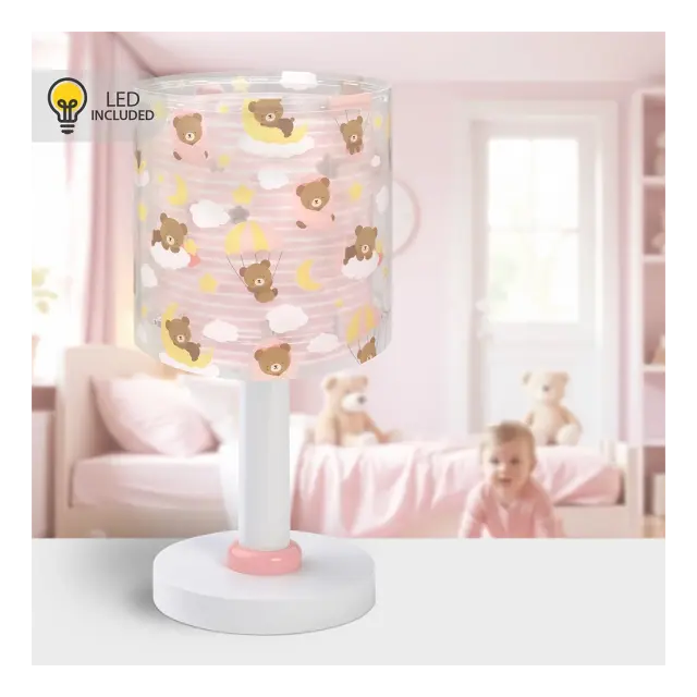 Baby Teddy Pink επιτραπέζιο φωτιστικό (41571S) 2
