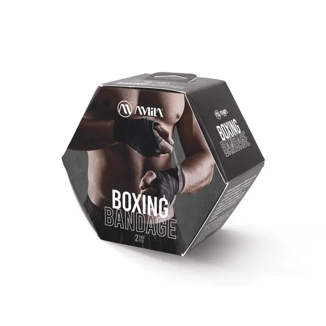 Amila Adult 3m Boxing HandWrap Bandage Μαύρο 32000 (Amila) - One Size 2