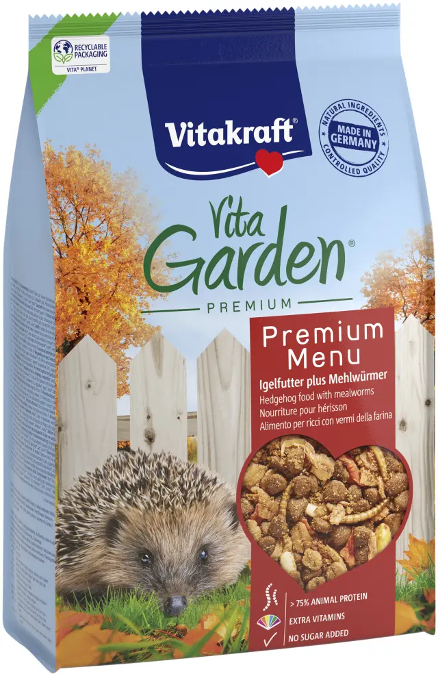 Vitakraft - Vita Garden Premium Menu Hedgehog 600g - Pet Supplies