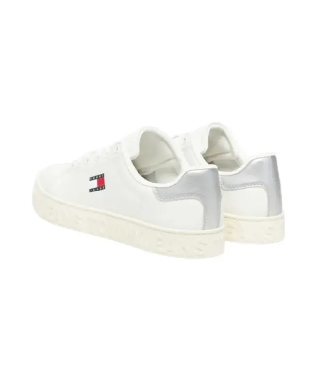 Tommy Hilfiger - Γυναικεία Sneakers Th Logo Outsole Sneaker Ess EN0EN02703-0K7 Εκρού 3
