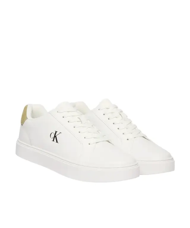 Calvin Klein - Ανδρικά Sneakers Ck Classic Cupsole Laceup Lth YM0YM01435-01V Λευκό 2