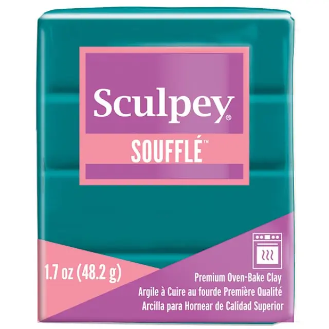Πηλός Κοσμημάτων Sculpey Souffle - 6505 Sea Glass - 48gr