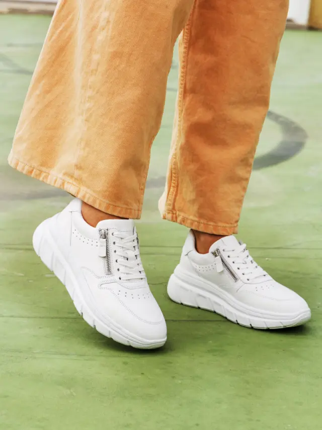 Gabor Sneakers Γυναικείο δέρμα Άσπρο GAB/63371 21-WEISS 2