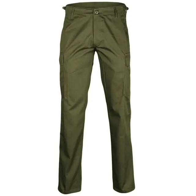 Mil-Tec US Ranger Field Pants BDU Style Straight Cut Olive-Παντελόνι Στυλ BDU Ευθεία Κοπή για Τακτική-Καθημερινή Χρήση - 06-Χακί-Olive Green