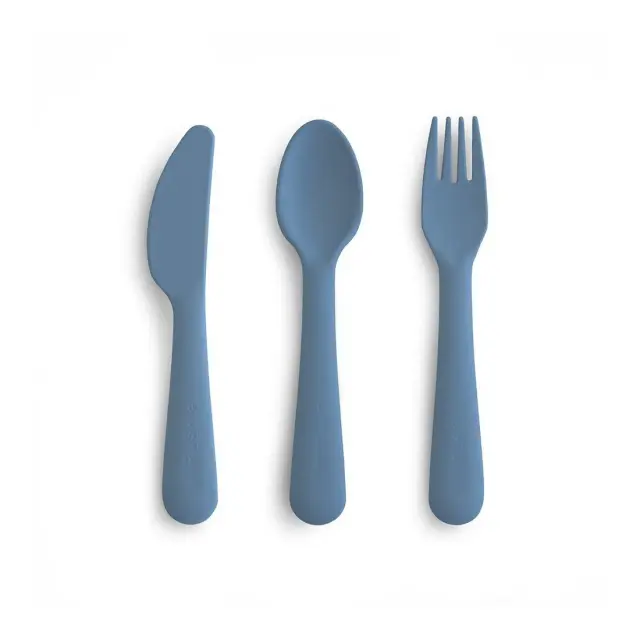 Σετ Κουτάλι Πηρούνι Μαχαίρι PP Twilight Blue Mushie