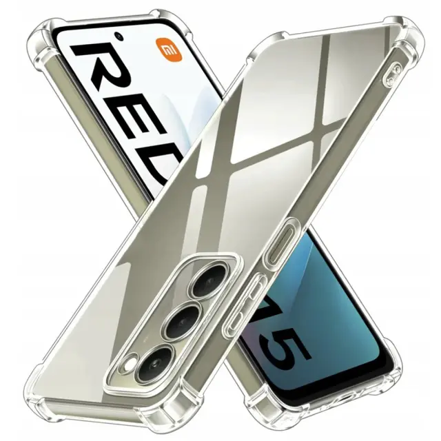 Techsuit - Shockproof Clear Silicone - Xiaomi Redmi 15 4G / 5G - Clear
