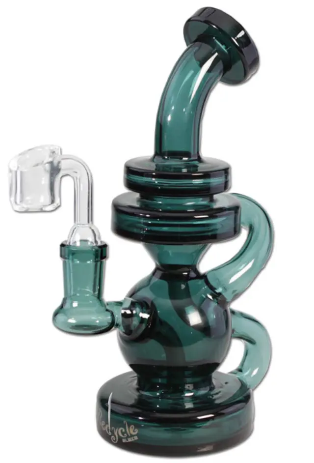 Γυάλινο Herb/OIL Bong Blaze Recycle Diffuser 19cm 2
