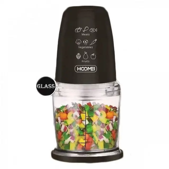 Πολυκόπτης Multi 260W με Δοχείο 500ml Hoomei HM-6280B Μαύρο