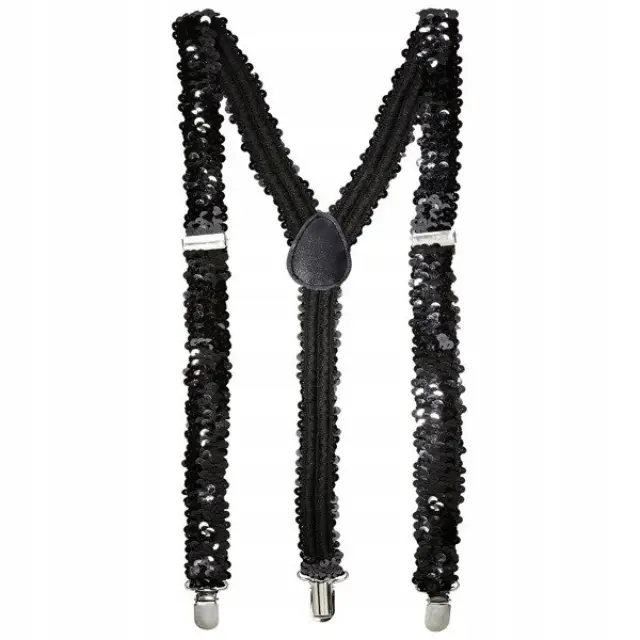 Widmann Braces Sequin Black 8115R