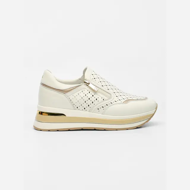 Donna Serena Sneakers Γυναικείο Δέρμα/Άλλα Υλικά Άσπρο DSE/346084 BIANCO - 39