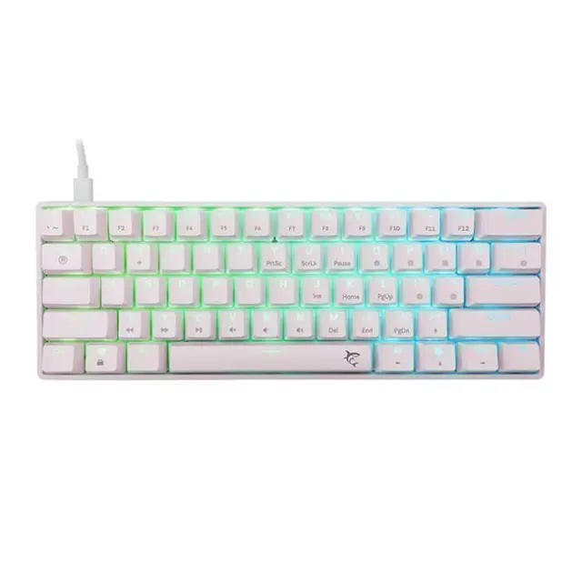 White Shark Gaming Keyboard Shinobi White (SHINOBI-2-W-US-BLUE.SW)