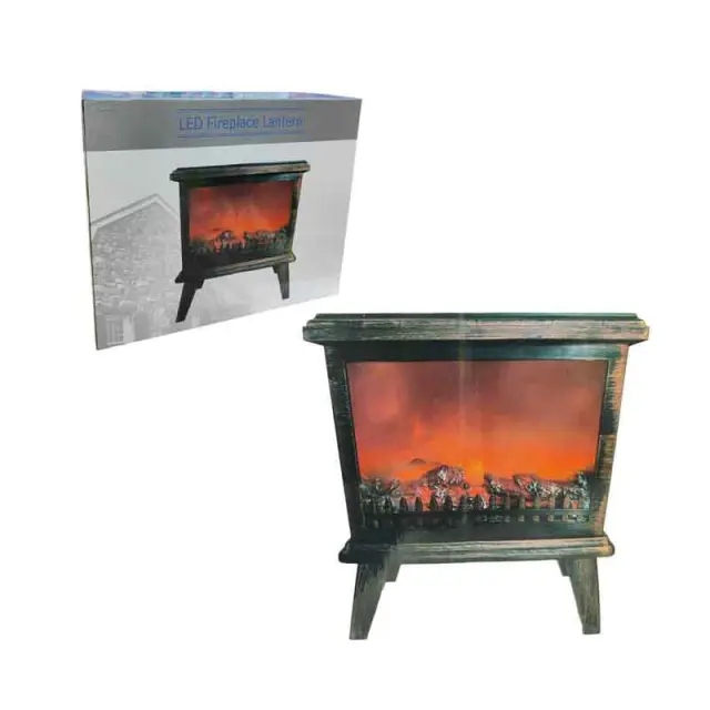 Διακοσμητικό Τζάκι LED – LED Fireplace Lantern 094019