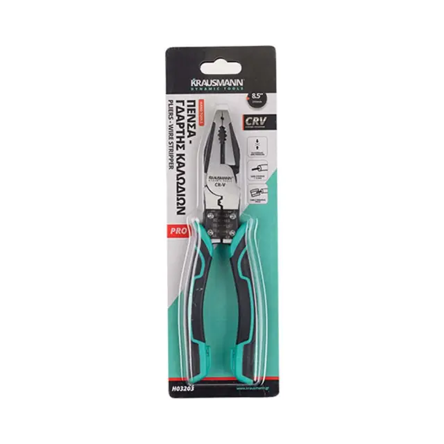 ΠΕΝΣΕΣ-ΓΔΑΡΤΕΣ ΚΑΛΩΔΙΩΝ HI-LEVERAGE 8.5" CR-V KRAUSMANN HANDTOOLS H03203 2