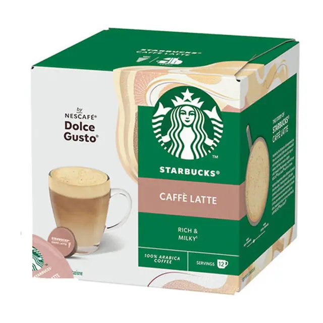 Starbucks Caffe Latte Κάψουλες Dolce Gusto 12τμχ