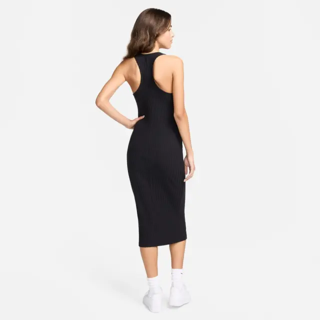 Nike Sportswear Chill Knit Dress (FN3679-010) - Μαύρο 2