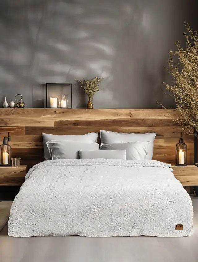 Κουβέρτα γούνινη ZANORIA WHITE MADI υπέρδιπλη: 220 x 240 εκ.