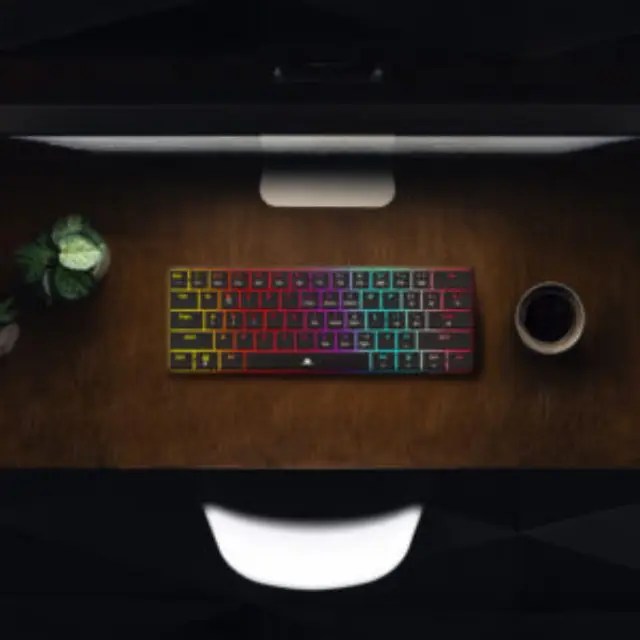 White Shark Nagamaki GK-006121 Μηχανικό Gaming Πληκτρολόγιο Compact με Blue Switches, Rainbow LED, Anti-Ghosting + USB-C – Μαύρο 3