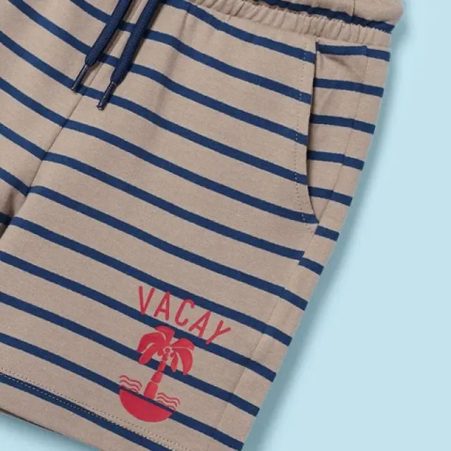 Mini 2 έως 10 ετών Σετ 2 τεμαχίων ρίγες Better Cotton καρπούζι - 7Ε 2
