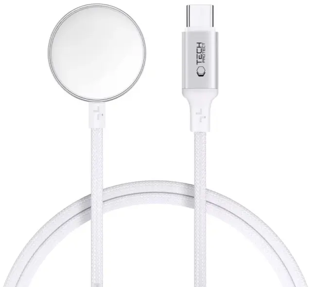 Tech-Protect® MC02 Ultraboost Μαγνητικός Φορτιστής με USB-C 1m- White