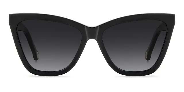 Carolina Herrera Unisex Γυαλιά Ηλίου με Μαύρο Σκελετό και Γκρι Ντεγκραντέ Φακό HER 0374/S 80S/9O 3