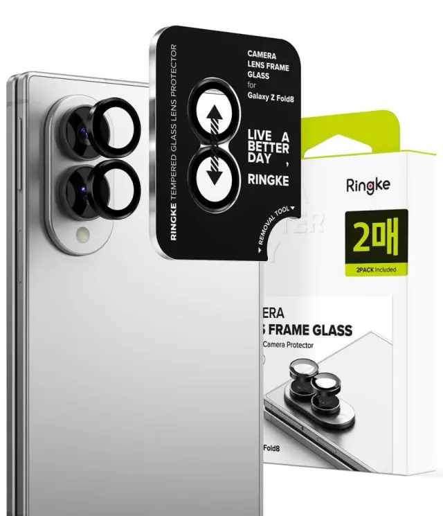Ringke Camera Frame 2-pack Galaxy Z Fold 8 Black