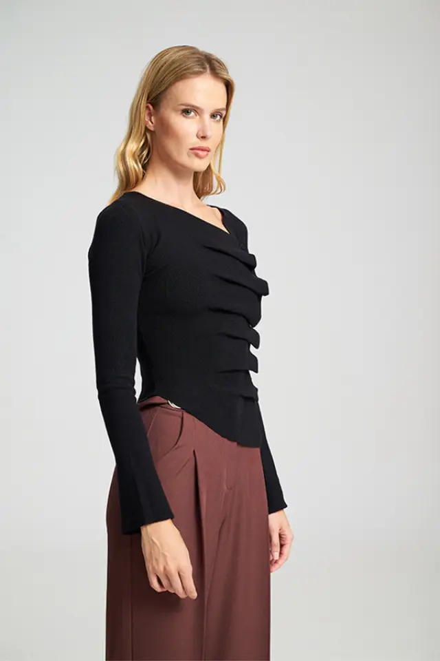 Ασύμμετρο Πλεκτό PAULA CARDIGAN - XS 3