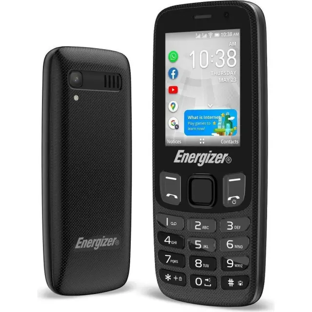 Energizer E242S+ 512MB/4GB Dual Sim 4G 2.4" KaiOS 2000mAh με Camera 2 MP Rear 1.3MP Front Μαύρο 2