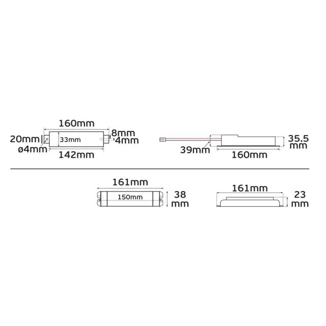 GU10-E27/EME/6A LED κιτ μπαταρίας έκτακτης ανάγκης Αλουμινίου Άσπρο 2