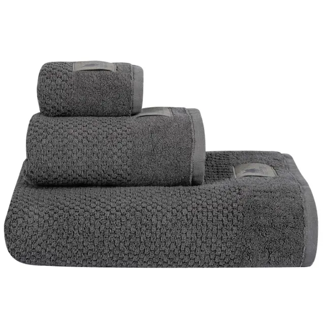 Πετσέτα Προσώπου 50x90 700gsm Premium Greenwich Polo Club 4118 Dark Grey 100% βαμβακερό