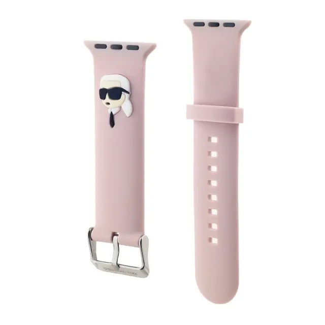 Karl Lagerfeld Karl Head NFT Watch Strap for Apple Watch 38/40/41 Pink 2