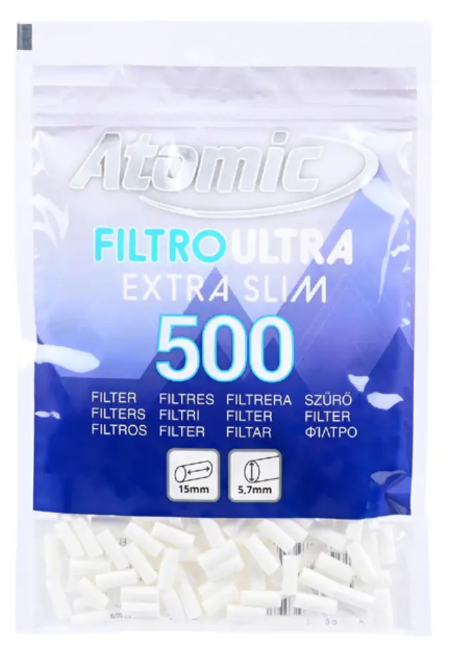Atomic Φιλτράκια Σακουλάκι - 5.7mm Extra Slim 500