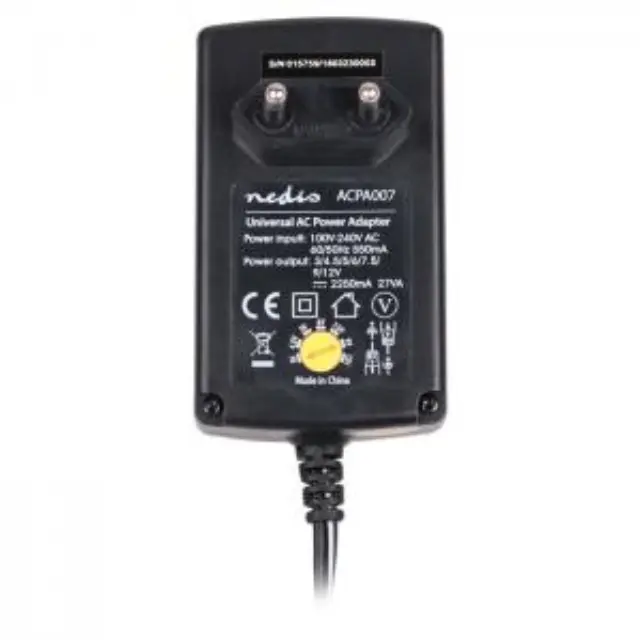 Universal τροφοδοτικό 27W switching με συμπαγή σχεδιασμό έξοδο 3-12V και ενδεικτική λυχνία LED. 2