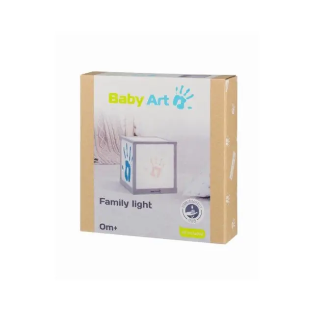 Πορτατίφ Αποτύπωμα Baby Art Family Light Wooden BR75708 2