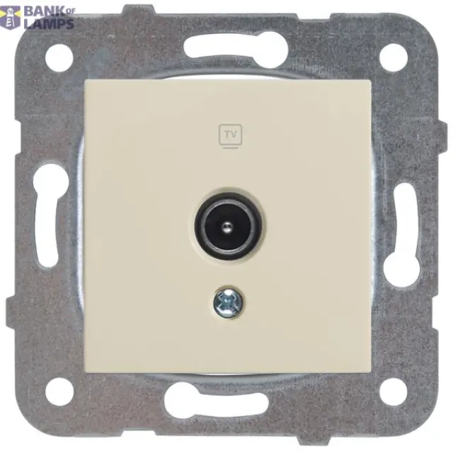 Panasonic TV Socket Cream Karre-Meridian
