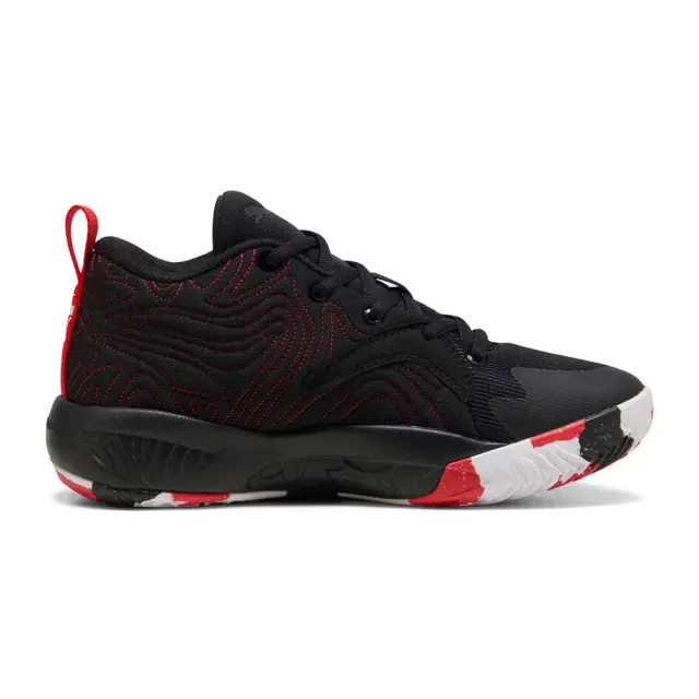 Puma Boy's Court Pro 3 JR Μαύρο - Κόκκινο 314061-06 (Puma) 2