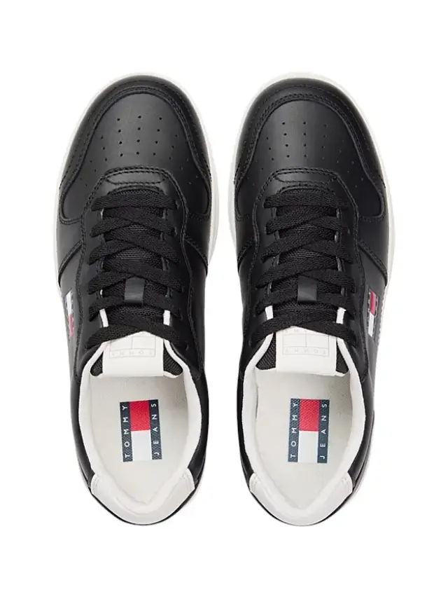 Tommy Hilfiger - Γυναικεία Sneakers The Greenwich Leather EN0EN03006-BDS Μαύρο 3